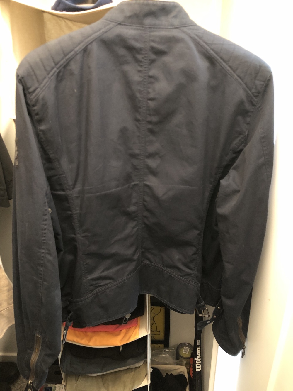 Belstaff k racer hot sale leather jacket